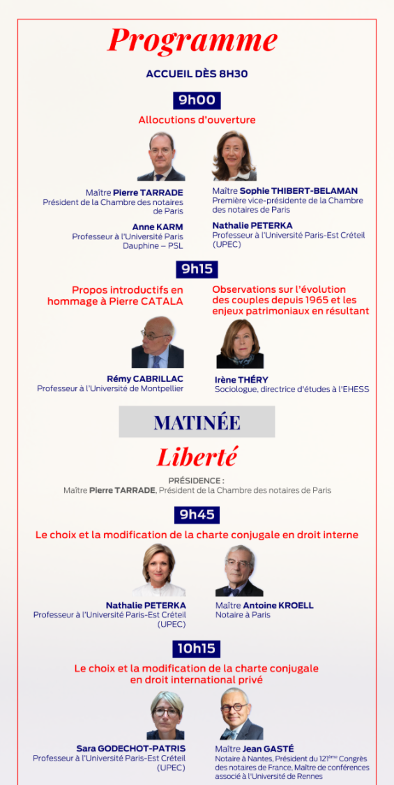 Programme – page 1